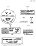 Page G Diagram and Parts List for FG300D AS15 Kawasaki Engine