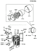 Page A Diagram and Parts List for FG300D AS17 Kawasaki Engine