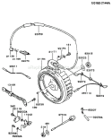 Page F Diagram and Parts List for FG300D BS13 Kawasaki Engine