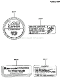 Page H Diagram and Parts List for FG300D BS13 Kawasaki Engine