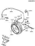 Page F Diagram and Parts List for FG300D BS16 Kawasaki Engine