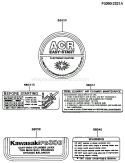 Page H Diagram and Parts List for FG300D BS16 Kawasaki Engine