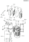 Page A Diagram and Parts List for FG300D BS05 Kawasaki Engine