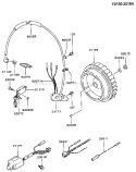 Part Location Diagram of 21171-2066 Kawasaki Coil-Assy-Ignition