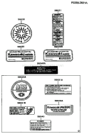Page H Diagram and Parts List for FG300D CS11 Kawasaki Engine