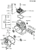 Page E Diagram and Parts List for FG300D CS12 Kawasaki Engine
