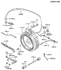 Page F Diagram and Parts List for FG300D CS12 Kawasaki Engine
