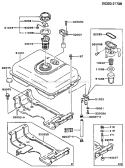 Page G Diagram and Parts List for FG300D CS12 Kawasaki Engine