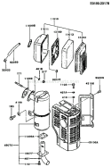 Part Location Diagram of 11009-2371 Kawasaki Gasket