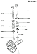 Page L Diagram and Parts List for FG300D EM81 Kawasaki Engine
