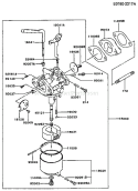 Page B Diagram and Parts List for FG300D EM81 Kawasaki Engine