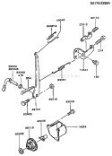 Part Location Diagram of 92081-2031 Kawasaki Spring