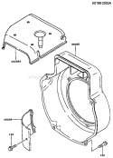 Page D Diagram and Parts List for FG300D EM81 Kawasaki Engine