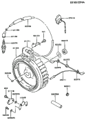 Page F Diagram and Parts List for FG300D EM81 Kawasaki Engine