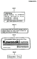 Page H Diagram and Parts List for FG300D EM81 Kawasaki Engine
