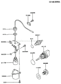 Page H Diagram and Parts List for FG300D AS15 Kawasaki Engine