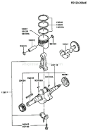 Page J Diagram and Parts List for FG300D FS01 Kawasaki Engine