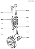 Page L Diagram and Parts List for FG300D BS05 Kawasaki Engine