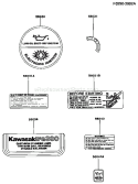 Part Location Diagram of 56030-2271 Kawasaki Label