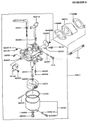 Page B Diagram and Parts List for FG300D HS00 Kawasaki Engine