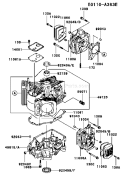 Page E Diagram and Parts List for FH381V AS09 Kawasaki Engine