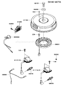 Page F Diagram and Parts List for FH381V AS09 Kawasaki Engine