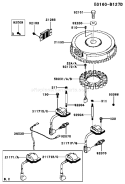 Page F Diagram and Parts List for FH381V BS01 Kawasaki Engine