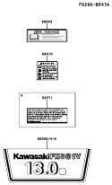 Page H Diagram and Parts List for FH381V BS01 Kawasaki Engine