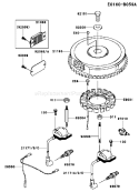 Page F Diagram and Parts List for FH381V BS10 Kawasaki Engine