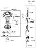 Page K Diagram and Parts List for FH381V BS11 Kawasaki Engine