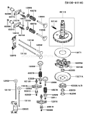 Page L Diagram and Parts List for FH381V BS21 Kawasaki Engine