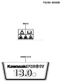Page H Diagram and Parts List for FH381V BS51 Kawasaki Engine