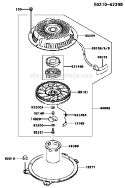 Page K Diagram and Parts List for FH381V CS07 Kawasaki Engine