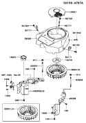 Page D Diagram and Parts List for FH381V CS08 Kawasaki Engine