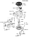 Page D Diagram and Parts List for FH381V CS20 Kawasaki Engine