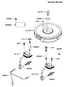 Page F Diagram and Parts List for FH381V CS25 Kawasaki Engine