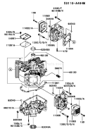 Page E Diagram and Parts List for FH381V BS28 Kawasaki Engine