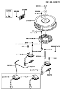 Page F Diagram and Parts List for FH381V BS28 Kawasaki Engine
