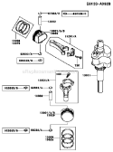 Page J Diagram and Parts List for FH381V DS01 Kawasaki Engine