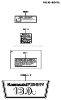 Page H Diagram and Parts List for FH381V DS01 Kawasaki Engine