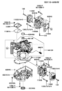 Page E Diagram and Parts List for FH381V BS01 Kawasaki Engine