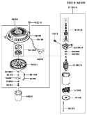 Page K Diagram and Parts List for FH381V DS11 Kawasaki Engine