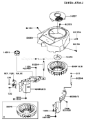 Page D Diagram and Parts List for FH381V DS12 Kawasaki Engine