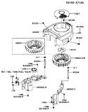 Page D Diagram and Parts List for FH381V DS21 Kawasaki Engine