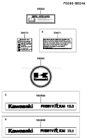 Page H Diagram and Parts List for FH381V DS21 Kawasaki Engine