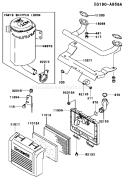 Page A Diagram and Parts List for FH381V ES07 Kawasaki Engine