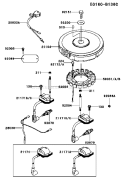 Part Location Diagram of 21194-0028 Kawasaki Flywheel-Comp