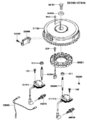 Page F Diagram and Parts List for FH430V AS01 Kawasaki Engine