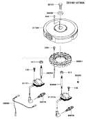 Page F Diagram and Parts List for FH381V BS07 Kawasaki Engine