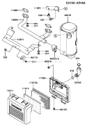 Page A Diagram and Parts List for FH381V AS02 Kawasaki Engine